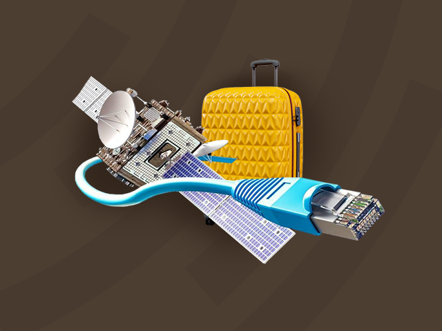استفاده از اینترنت ماهواره‌ای پرسرعت حتی در سفر