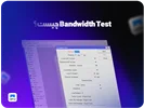 ابزار Bandwidth Test در بخش Tools نرم‌افزار Winbox