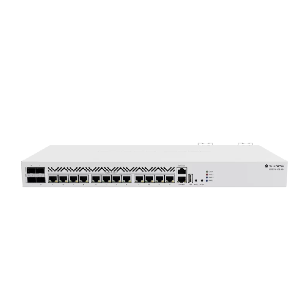 روتر میکروتیک CCR2116-12G-4S+ با ۴ پورت SFP+ ده‌گیگابیتی
