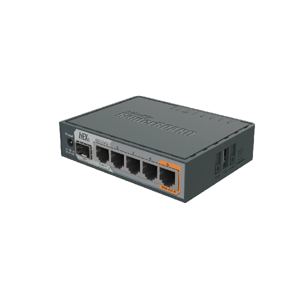 روتر میکروتیک hEX S مدل RB760iGS با پورت SFP
